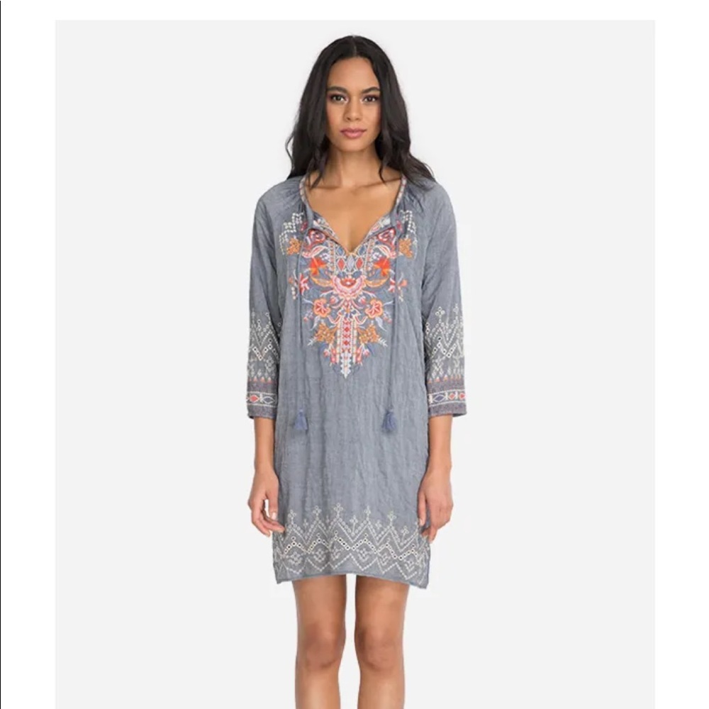 Johnny Was Workshop Floral Ellington Peasant Dress